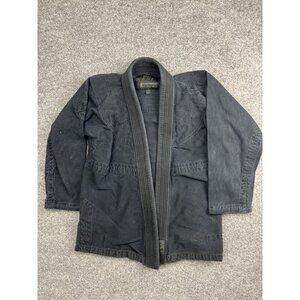 Fuji Elemental BJJ Gi Jacket Mens X-Small Black Jiu Jitsu Kimono A0 Top Training